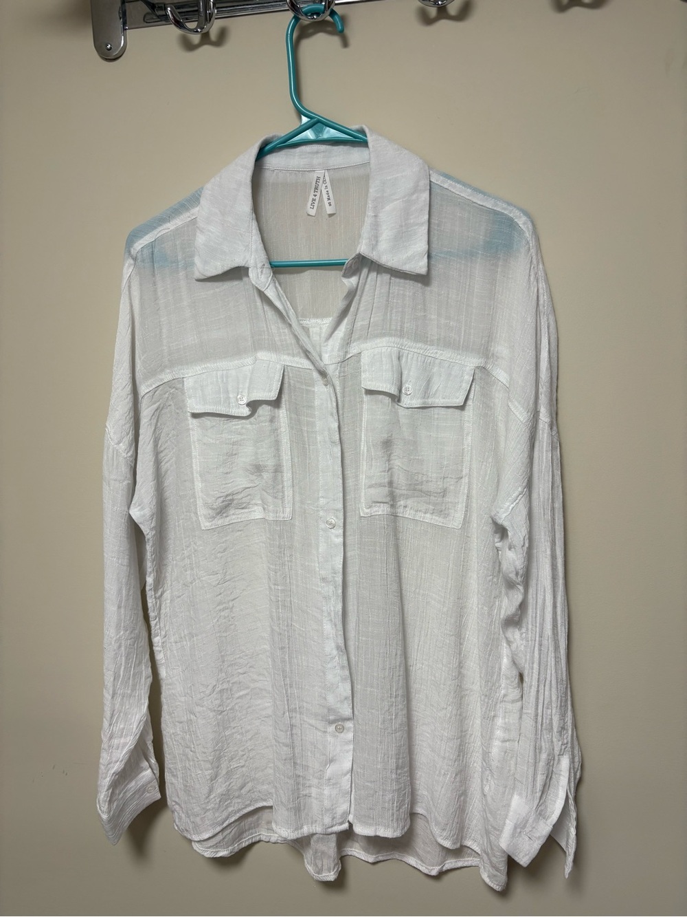 Live 4 Truth White Textured Top